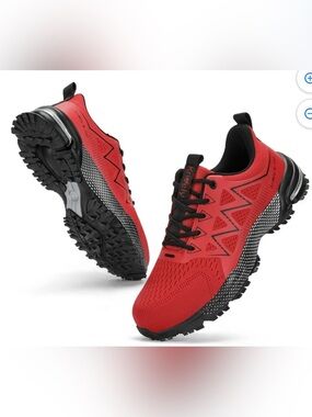 Kricely Men's Trail Shoes Non-Slip Tennis Shoe size 8.5